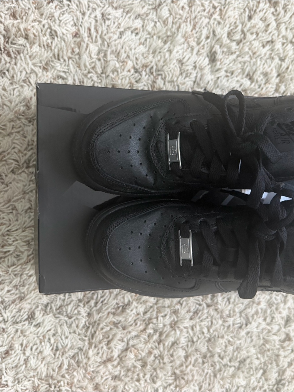Boys Nike Supreme Air Force ones